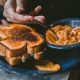 grilled cheese and mac and cheese