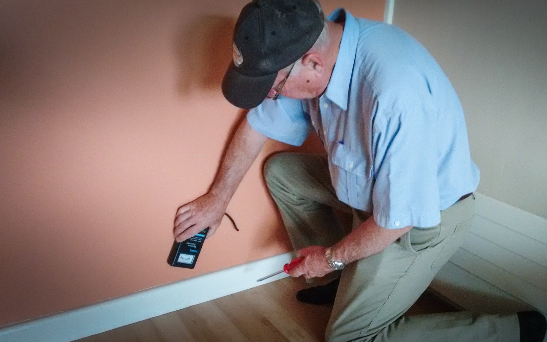 Internal walls moisture meter